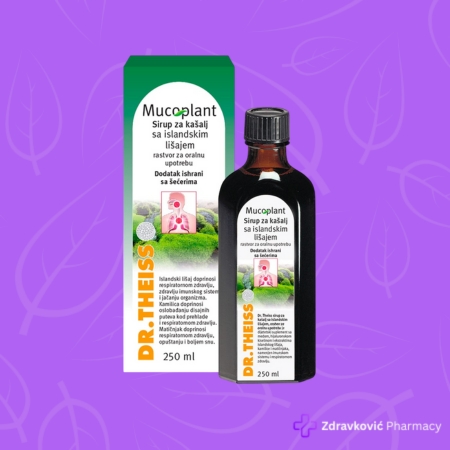 Dr.Theiss Mucoplant sirup za kašalj sa islandskim lišajem 250 ml
