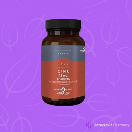 Terranova Cink 15 mg - 50 kapsula