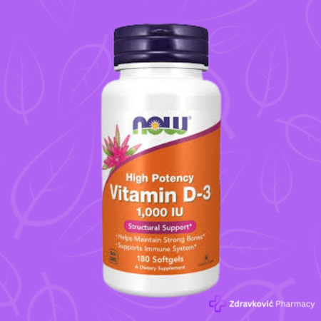 NOW Vitamin D3 1000 IU